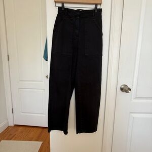 Black High-Waisted Pants